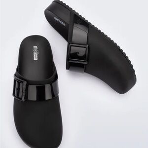 COPY - Melissa Teal Cozy Clog Slide Sandals